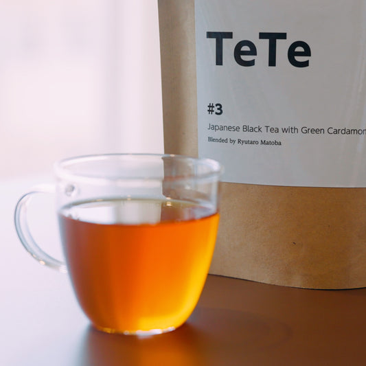 TeTe #3 Japanese black tea with Green Cardamom